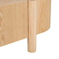 Globe West Cabinets Globe West Artie Entertainment Unit, Natural Ash