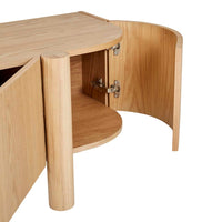GlobeWest Artie Entertainment Unit - Natural Ash