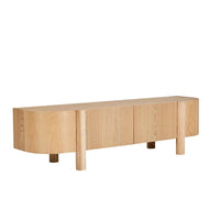 GlobeWest Artie Entertainment Unit - Natural Ash