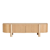 GlobeWest Artie Entertainment Unit - Natural Ash