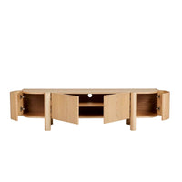 GlobeWest Artie Entertainment Unit - Natural Ash