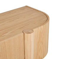 GlobeWest Artie Entertainment Unit - Natural Ash