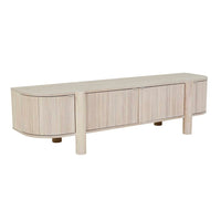 GlobeWest Artie Ripple Entertainment Unit - Whitewash