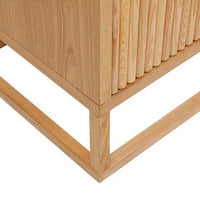 Globe West Entertainment Units Globe West Benjamin Ripple Entertainment Unit, Natural Ash