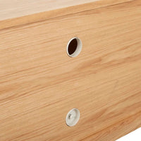 Globe West Entertainment Units Globe West Oberon Crescent Entertainment Unit, Natural Ash
