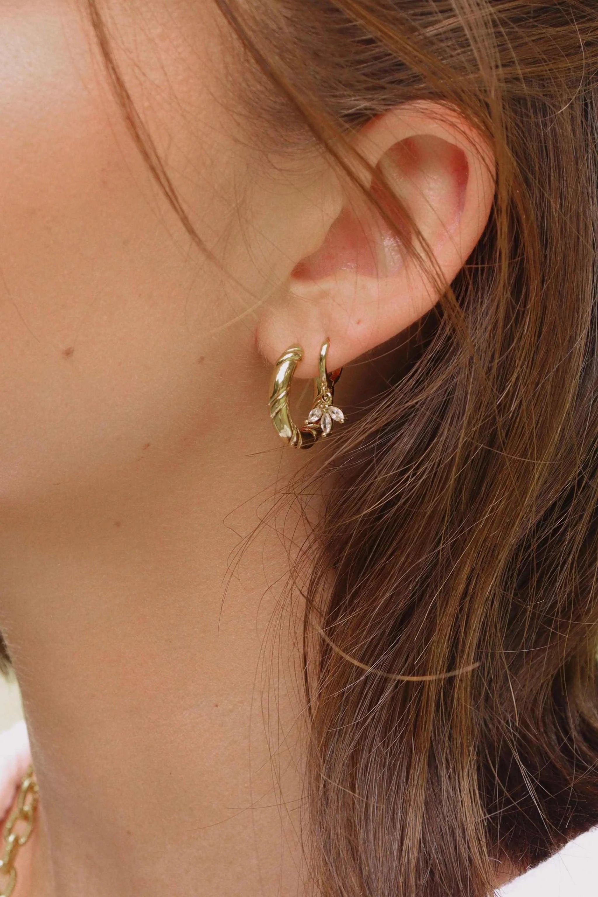 Zafino Earrings Zafino Alannah Hoop - Gold