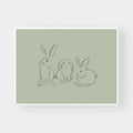 Gigi's Rabbits, Tonal Green