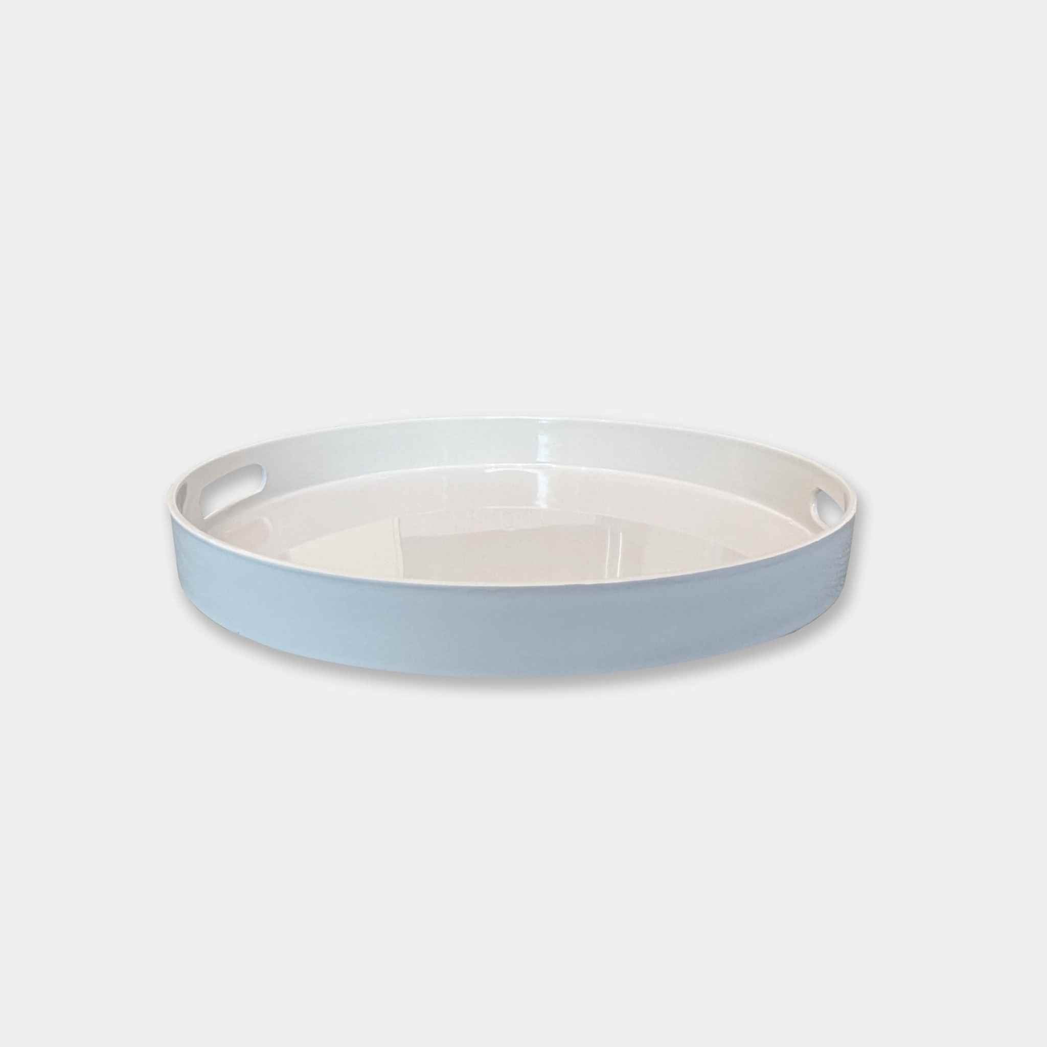 Norsu Interiors Trays Rowan Tone Tray, Oatmeal/Powder Blue