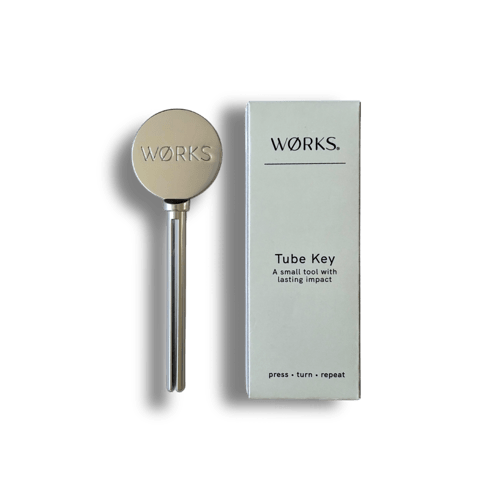 Works Beauty Works Tube Key, Silver