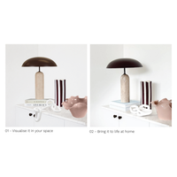 Virtual styling service showing step-by-step process for personalized accessories packages