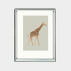Buttercup the Giraffe digital downloadable print framed wall art illustration