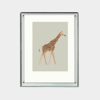 Buttercup the Giraffe digital downloadable print framed wall art illustration