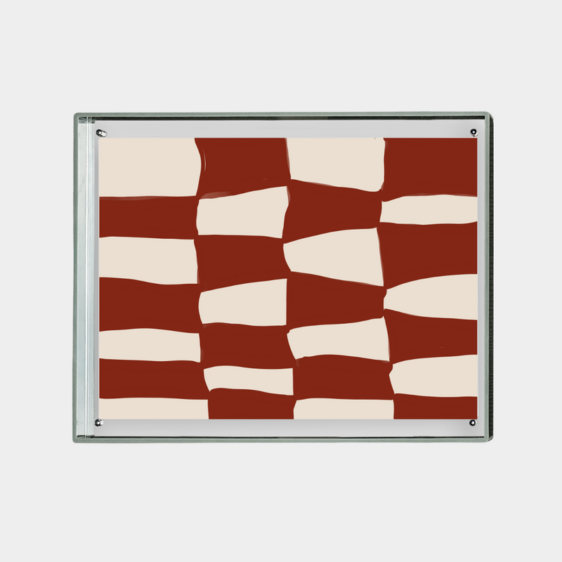 abstract red and beige geometric pattern digital download printable wall art