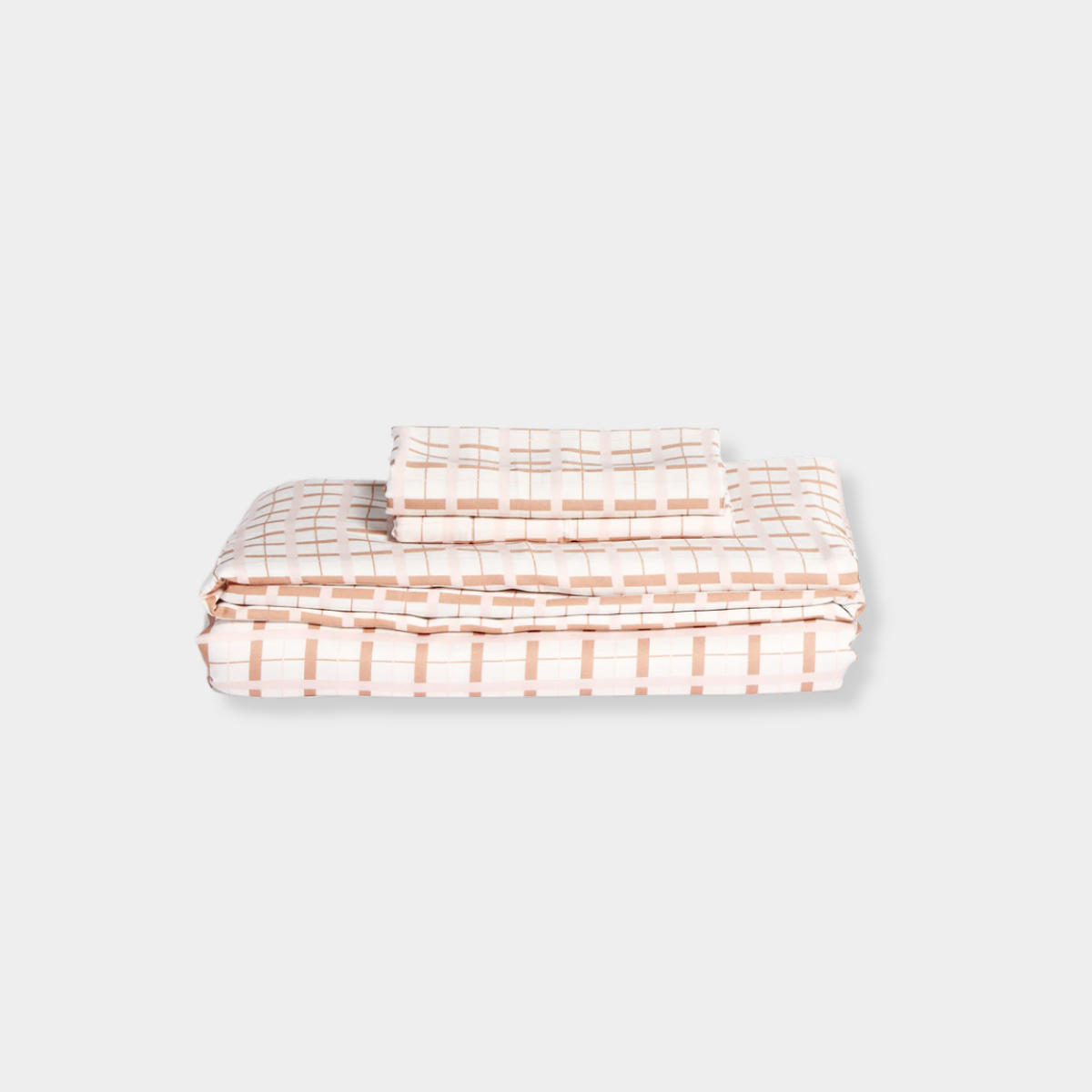 Mulberry Threads Maple Check bamboo sheet set with organic, silky soft, temperature-regulating fabric
