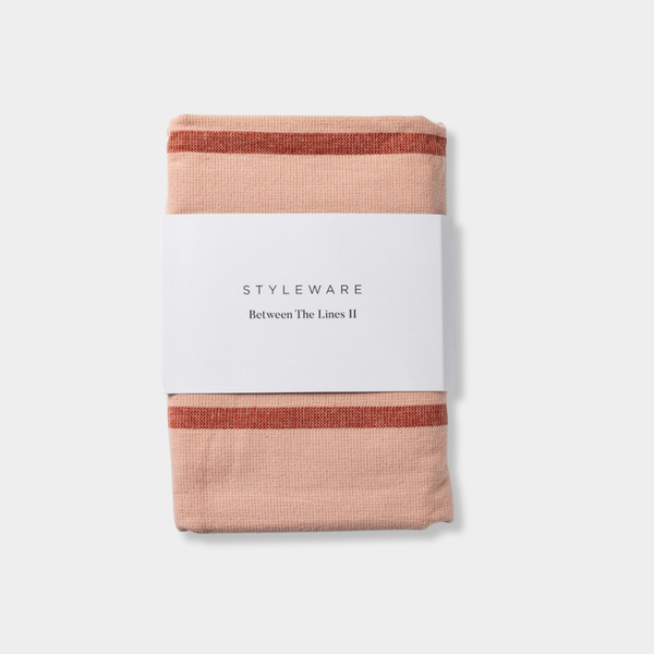 Styleware Between The Lines Tea Towels - Berry