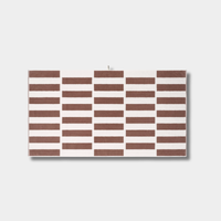 Loop Home Bath Towel in coffee and ivory with jacquard weave organic cotton design