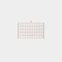 Loop Home Hand Towel in coffee and ivory tile pattern made from organic cotton