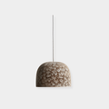 Robert Gordon Bell Ceramic Pendant Light - White Ochre, Various Sizes