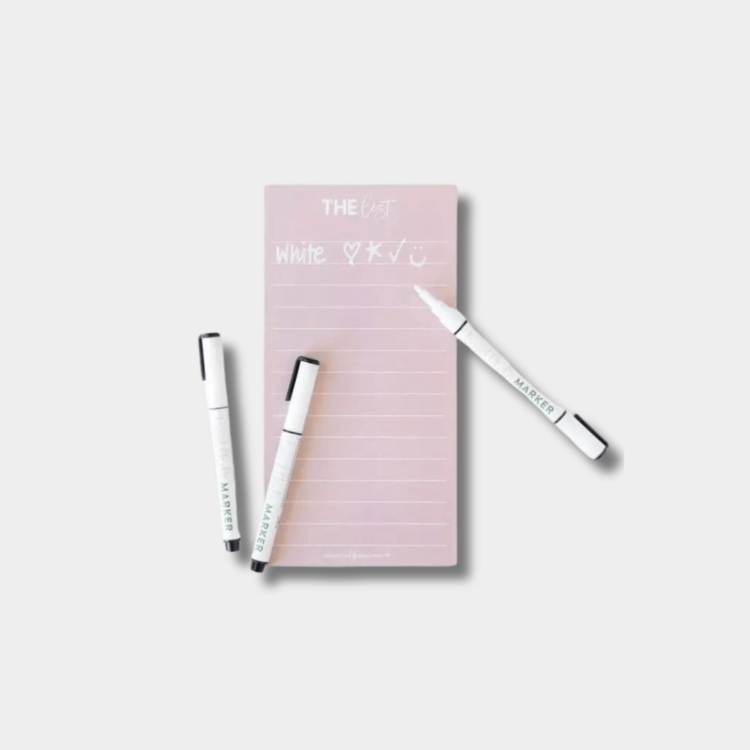 Organising Life Beautifully storage Organising Life Beautifully - Liquid Chalk Markers 3 Pack, White