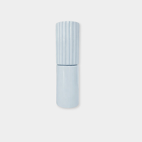 norsu Studio blue salt and pepper grinder made of rubber wood with gloss finish