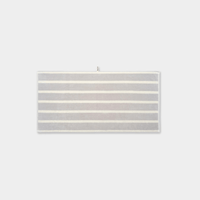 Loop Home Accessories Loop Home Bath Towel - Butter/Stone Bold Stripe