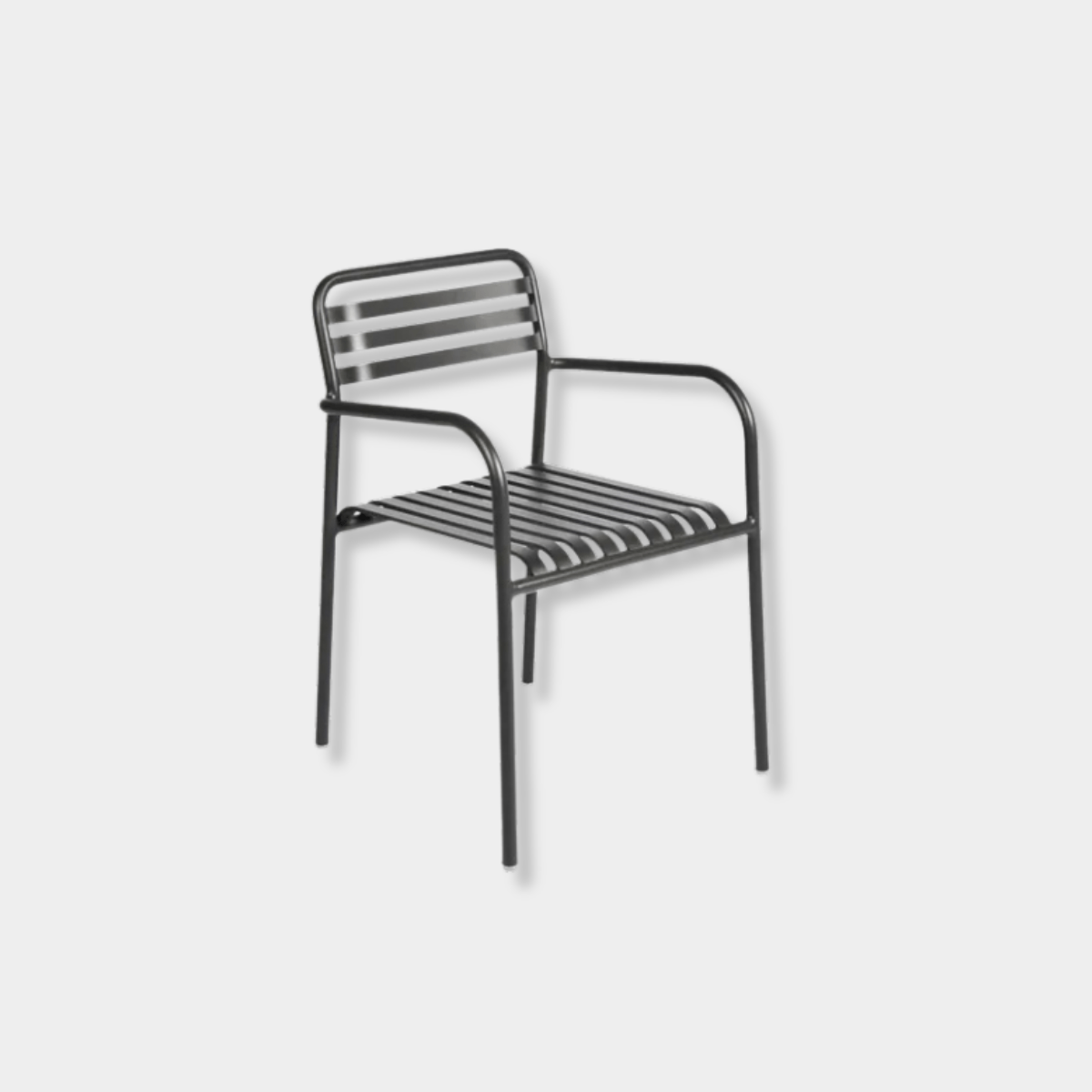 Globe West Dining Chairs Globe West Pier Breeze Dining Arm Chair, Black