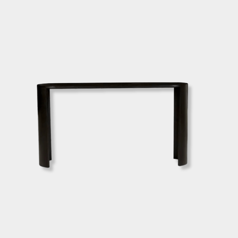 Globe West Console Globe West Classique Oval Console, Matt Dark Oak
