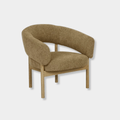 GlobeWest Jenson Occasional Chair - Desert Speckle - Natural Ash