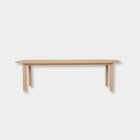 GlobeWest Linea Oslo Oval Dining Table, New Oak | Norsu Interiors