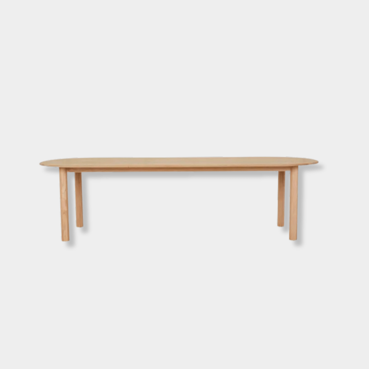 GlobeWest Linea Oslo Oval Dining Table, New Oak | Norsu Interiors