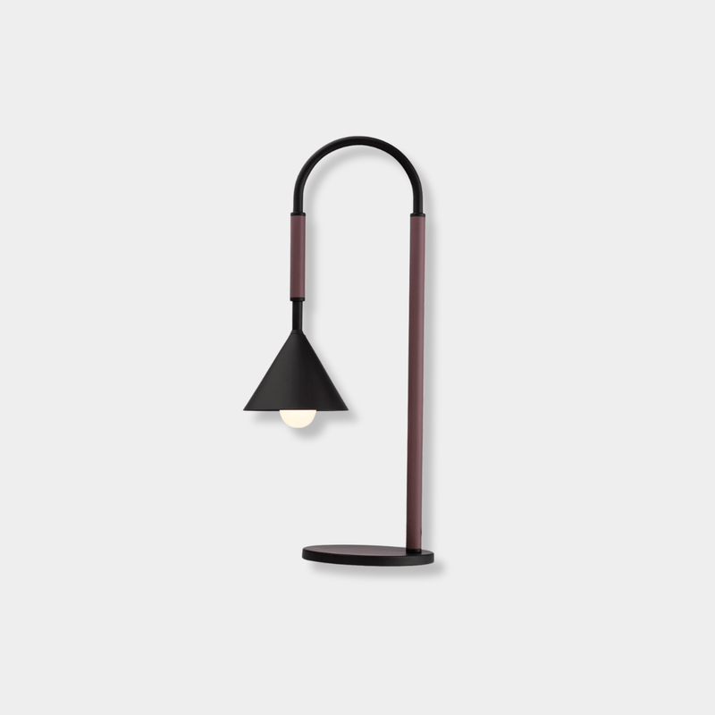 Mayfield Lamps Venna Table lamp - Matt Black/Berry