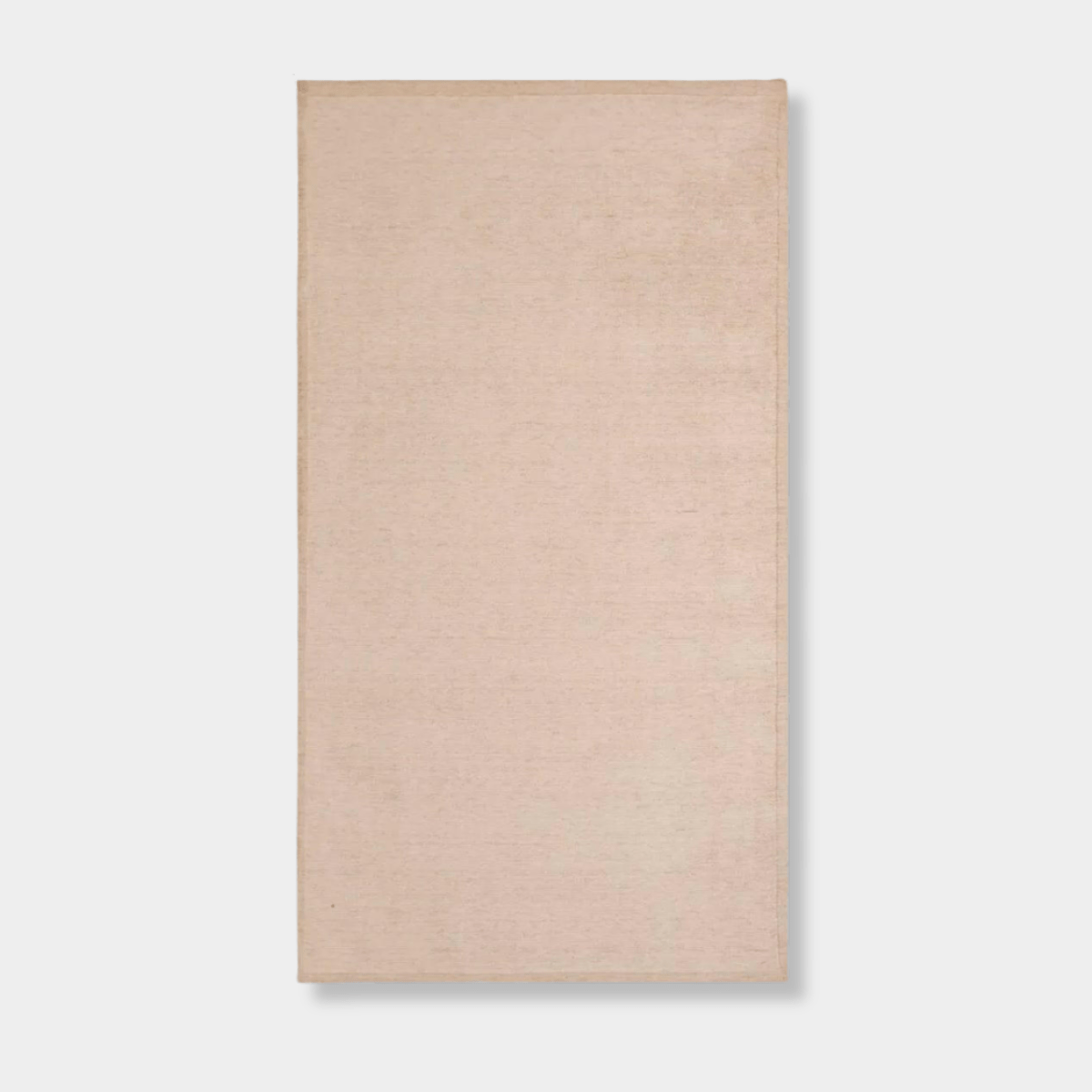 GlobeWest Bower Frame Rug in rose color, hand woven 100% wool indoor area rug with simple silhouette.