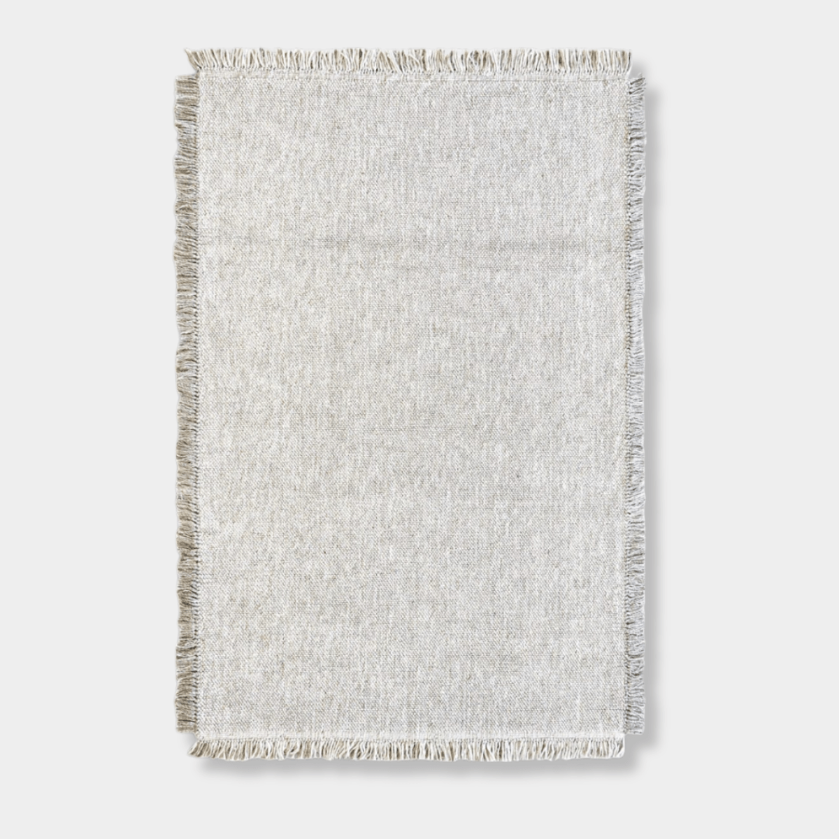Baya Rugs Rugs Baya Ulster Floor Rug - White/Natural