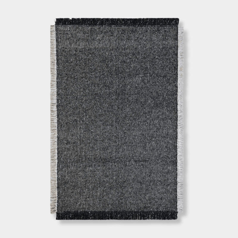 Baya Rugs Rugs Baya Ulster Floor Rug - Black/Natural