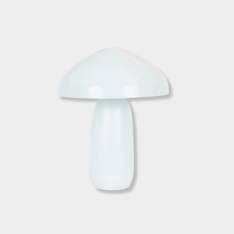 GlobeWest Easton Curve Lamp with overcast iron base and curved shade for soft ambient lighting