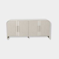 Globe West Buffet GlobeWest Chloe Channel Buffet - Bone