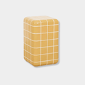 GlobeWest Seville Tile Side Table, Honey
