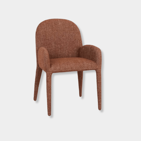 GlobeWest Jules Dining Armchair, Brick | Norsu Interiors