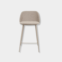 Globe West Bar Stools GlobeWest Sophia Barstool - Copeland Birch, Sandstone PU
