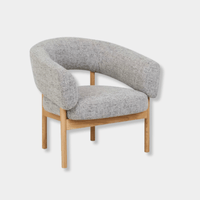 Globe West Occasional Chairs GlobeWest Jenson Occasional Chair - Moon Rock - Natural Ash