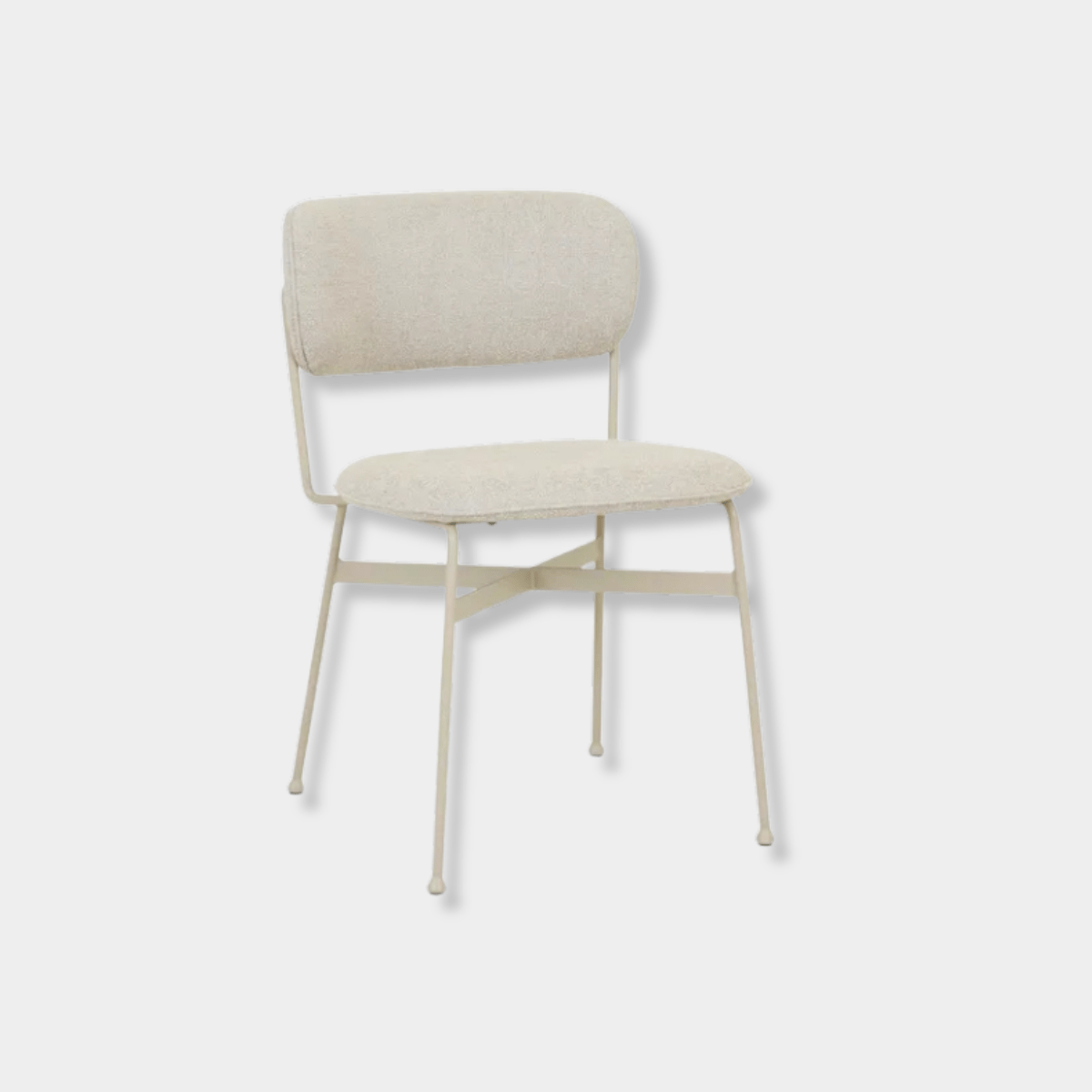Globe West Dining Chairs GlobeWest Piccolo Dining Chair - Feather Speckle - Matt Cashmere