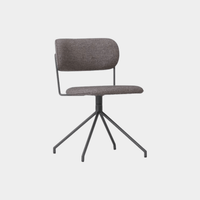 Globe West Dining Chairs GlobeWest Piccolo Spider Leg Office Chair - Carbon Tweed - Matt Graphite