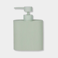 Sid Resin Dispenser in seafoam with ridged grip, durable resin, and modern design