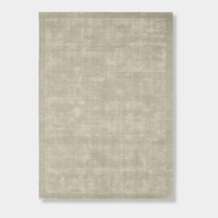 Tait Rug Rice hand-loomed ivory wool and cotton blend with textured finish