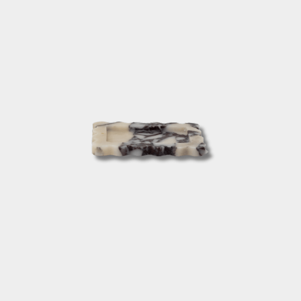 CoTheory Accessories CoTheory Palazzo Small Scalloped Tray & Incense Holder - Viola Marble