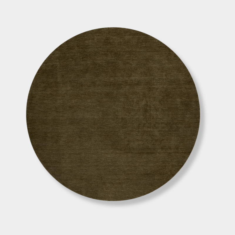 Baya Rugs Rugs 250cm Dia. Baya Sandringham Round Floor Rug - Moss