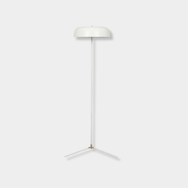 GlobeWest Easton Canopy Floor Lamp, White | Norsu Interiors