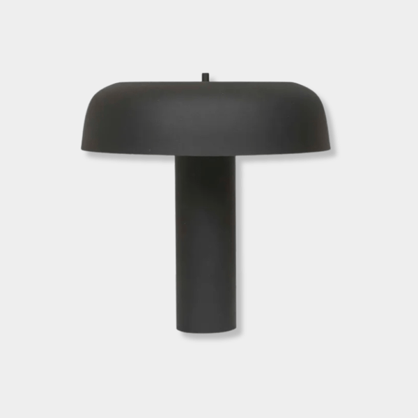 GlobeWest Easton Canopy Table Lamp, Black | Norsu Interiors