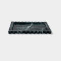 CoTheory Marble Tray, Large Scalloped Tray - Verdi Alpi