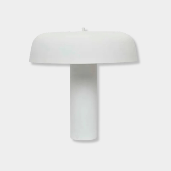 GlobeWest Easton Canopy Table Lamp, White | Norsu Interiors